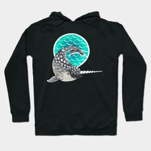 Blue Narwhal Hoodie